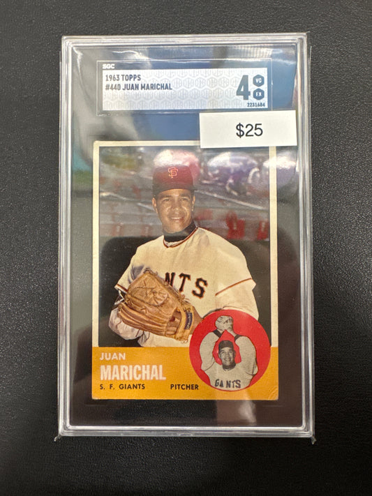 1963 Topps MLB Juan Marichal SGC 4