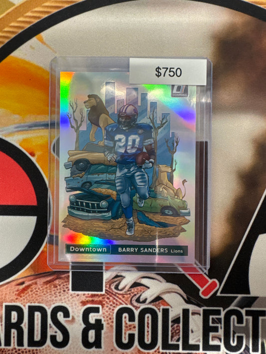 2021 Panini Donruss NFL Barry Sanders Downtown
