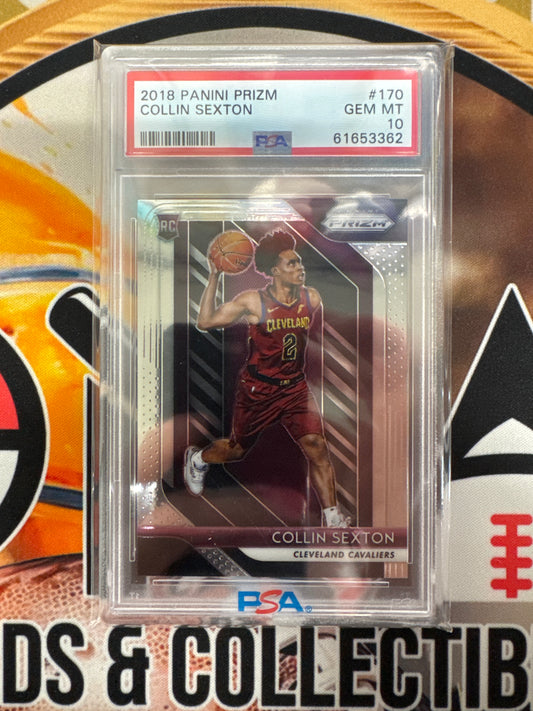 2018 Panini Prizm NBA Collin Sexton Rookie PSA 10