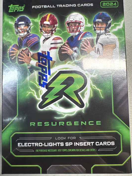 2024 Topps Resurgence football blaster