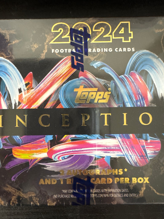 2024 Topps Inception football hobby