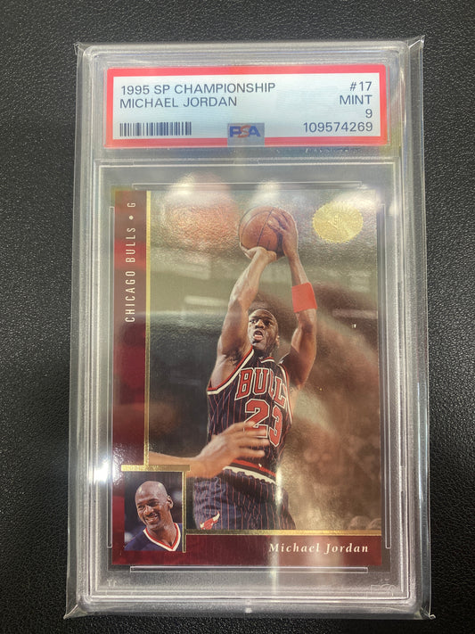 1995 Upper Deck SP Championship Michael Jordan PSA 9