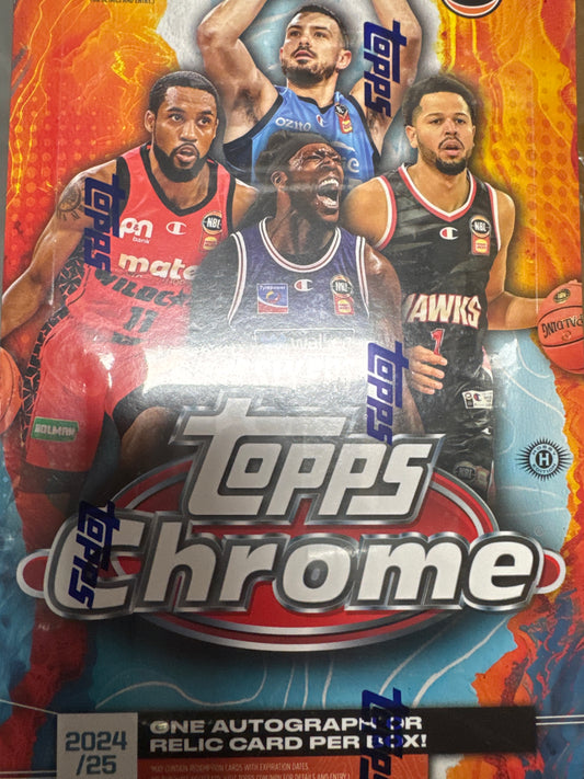 2024-25 Topps Chrome NBL hobby
