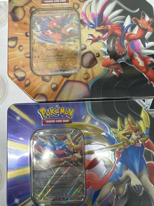 Pokemon Slashing legends tin