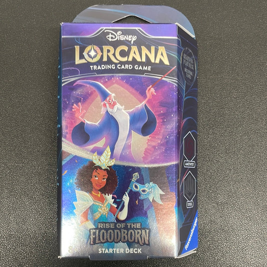 Disney Lorcana Rise of the Floodborn Starter Deck Amethyst/Steel