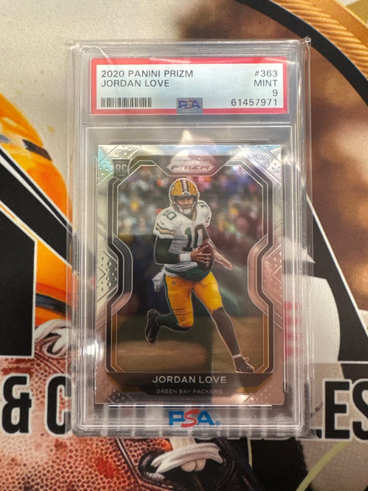 2020 Panini Prizm Jordan Love Rookie PSA 9