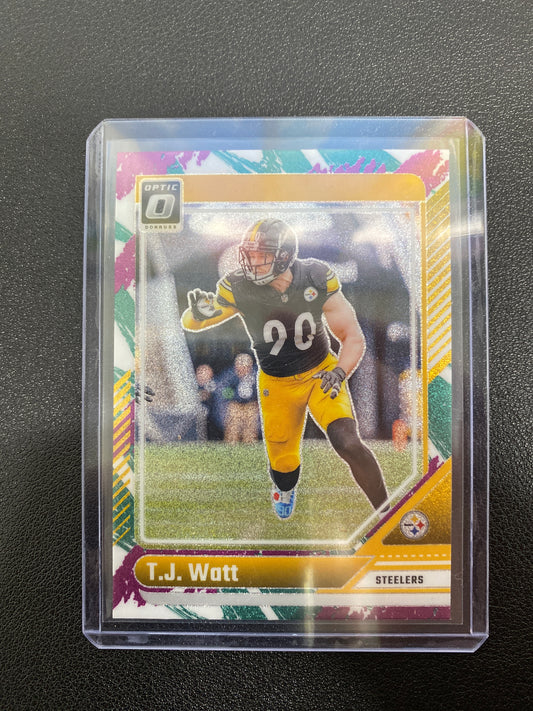 2024 Panini Donruss Optic T.J. Watt Jazz Refractor
