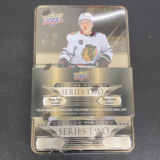 2023-24 Upper Deck Series 2 Hockey tin