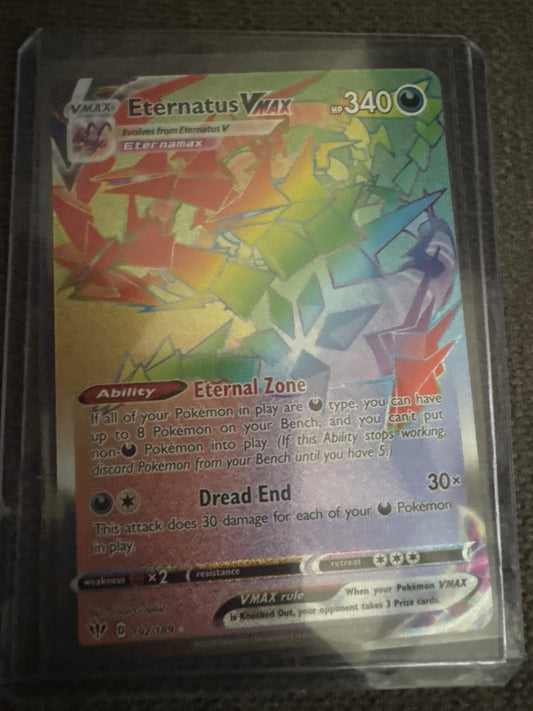 Pokemon Eternatus VMAX 192/189 Darkness Ablaze