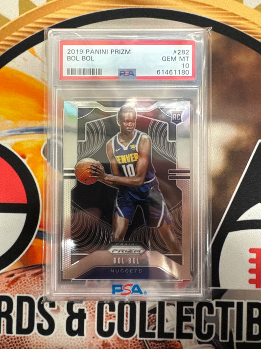 2019 Panini Prizm NBA Bol Bol Rookie PSA 10