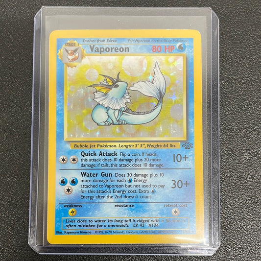 Pokémon Vaporeon (Jungle) 12/64 LP/NM
