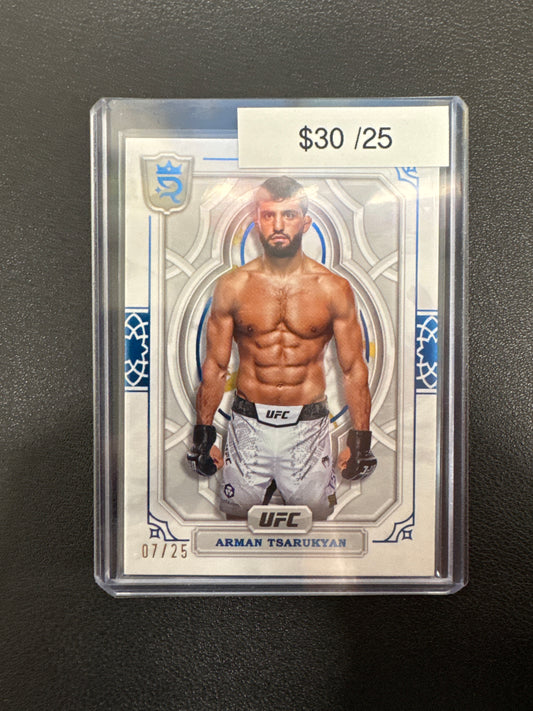 2024 Topps Royalty UFC Arman Tsarukyan Sapphire /25