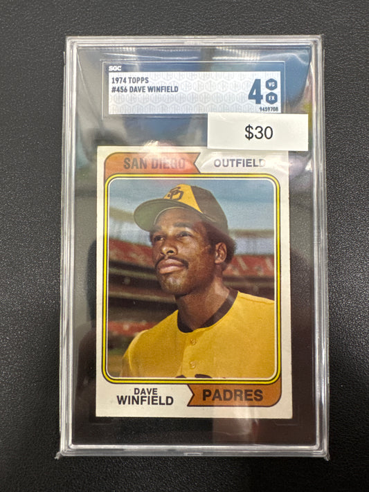 1974 Topps MLB Dave Winfield SGC 4