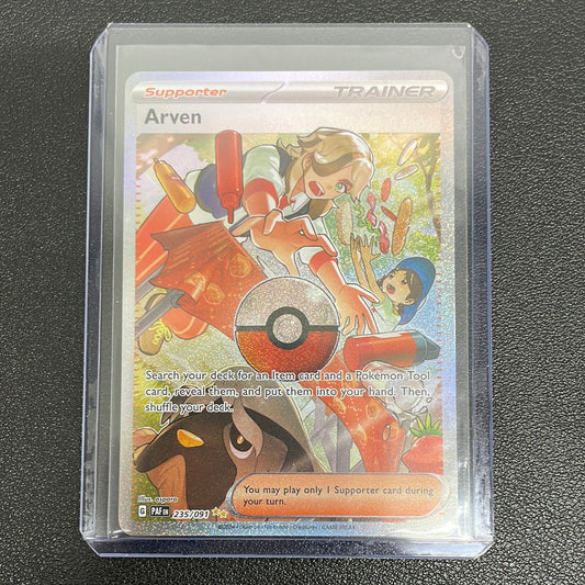 Pokémon Arven Special Illustration Rare Paldean Fates 235/091