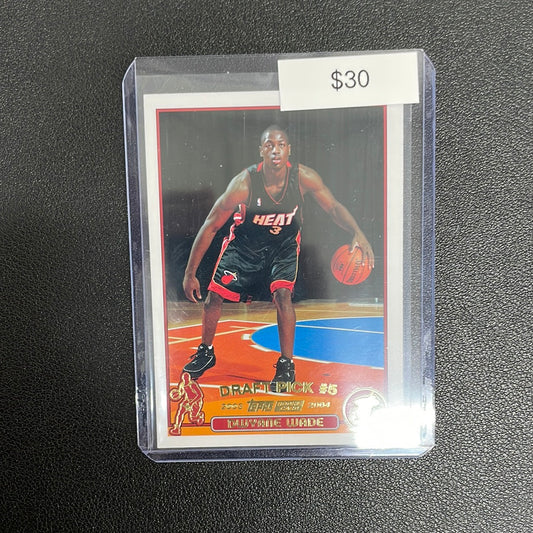 2003-04 NBA Topps Dwayne Wade Draft Pick #5