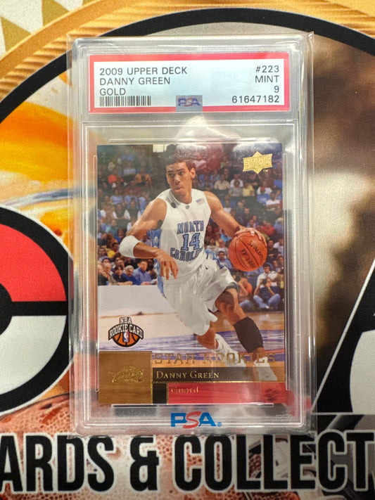 2009 Upper Deck NBA Danny Green Star Rookies Gold PSA 9