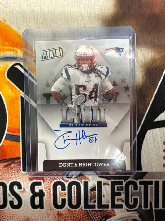 2022 Panini Dont’a Hightowers Superbowl 54 Autograph