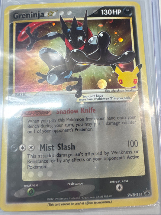 Pokemon Greninja Star SWSH144 sealed