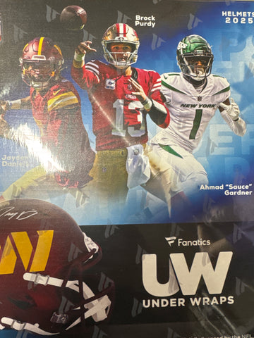 2025 Under Wraps Fanatics autograph Helmets