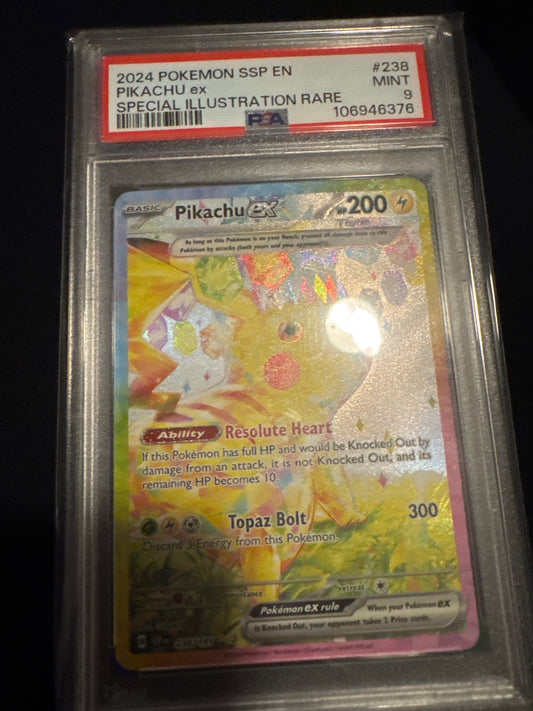 Pokemon Pikachu ex 238/191 PSA 9