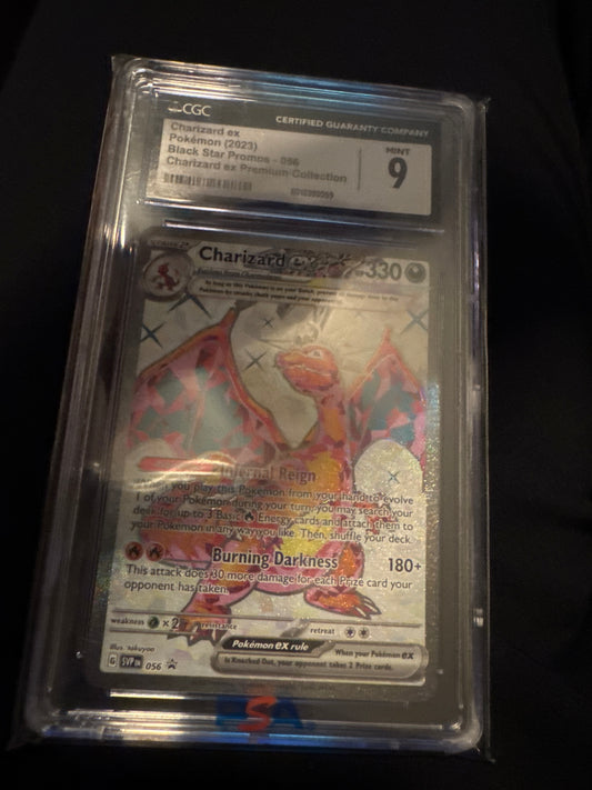 Pokemon Charizard ex SVP 056 CGC 9