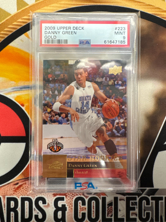 2009 Upper Deck NBA Danny Green Star Rookies Gold PSA 9