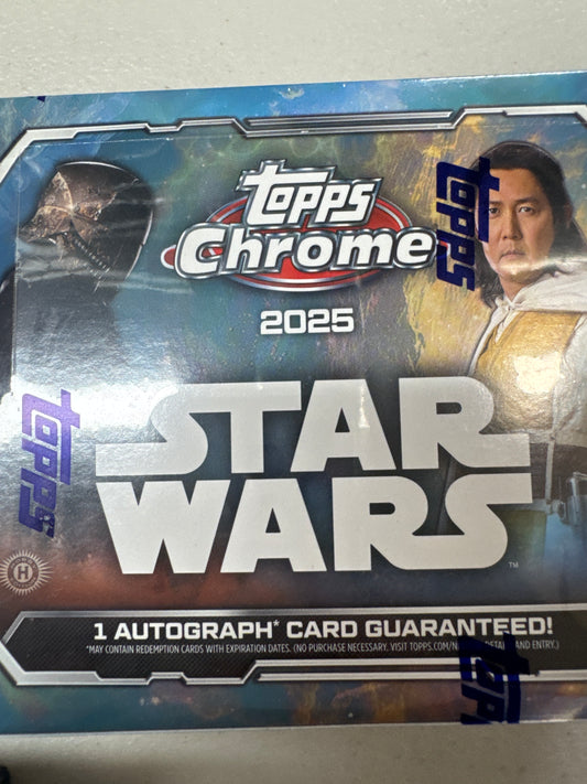 2025 Topps Chrome Star Wars hobby