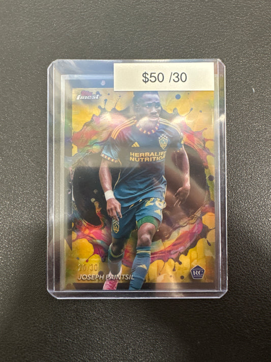 2024 Topps Finest MLS Joseph Paintsil Rare Gold Refractor /30
