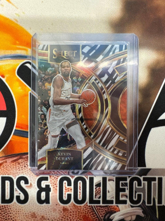 2023-24 Panini Select NBA Kevin Durant Zebra Premier SSP