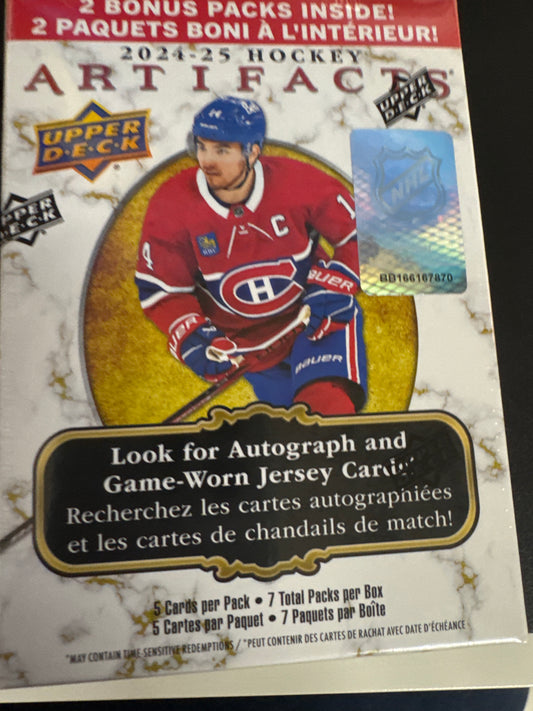 2024-24 Upper Deck NHL Artifacts blaster