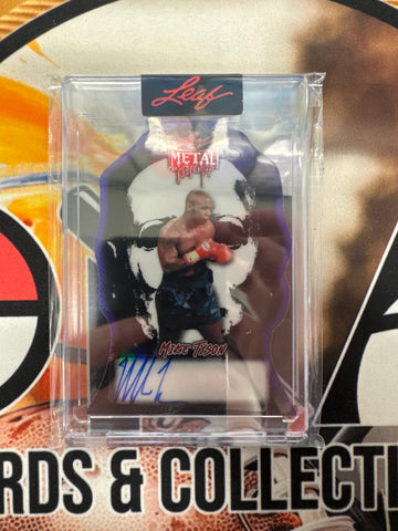 2025 Leaf Metal Halloween Mike Tyson Autograph Die-Cut /8