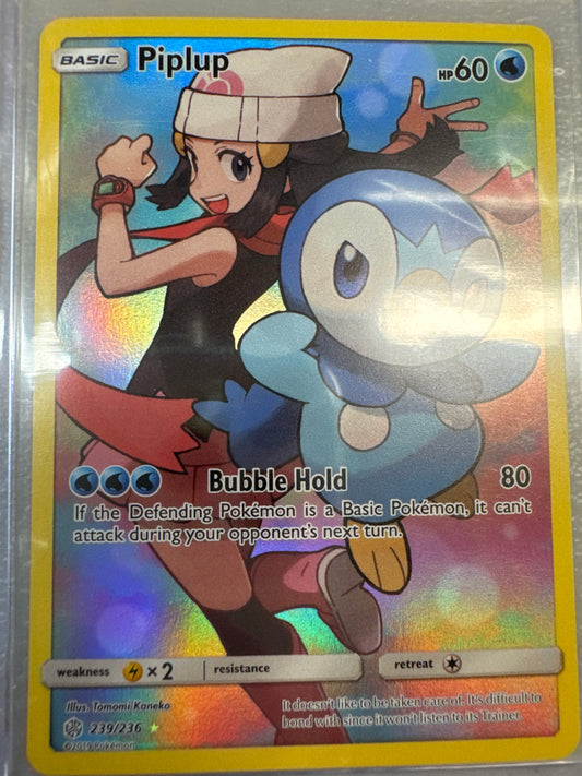 Pokémon Piplup 239/236 secret cosmic eclipse
