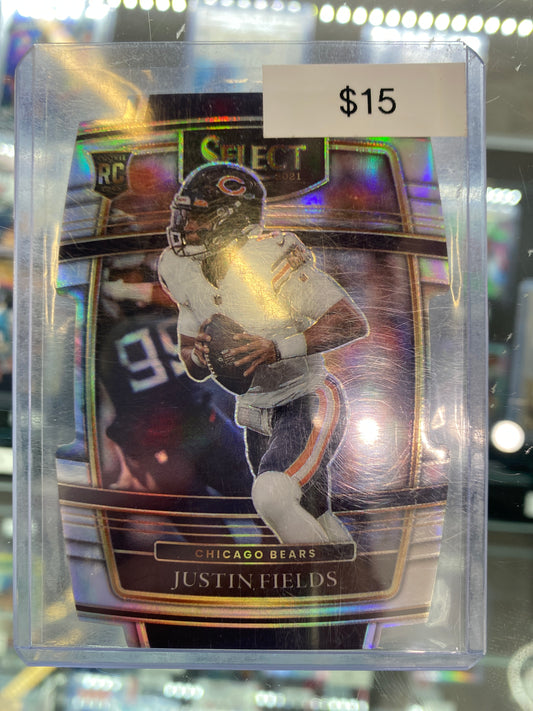 2021 Select Justin Fields Die-Cut Rookie