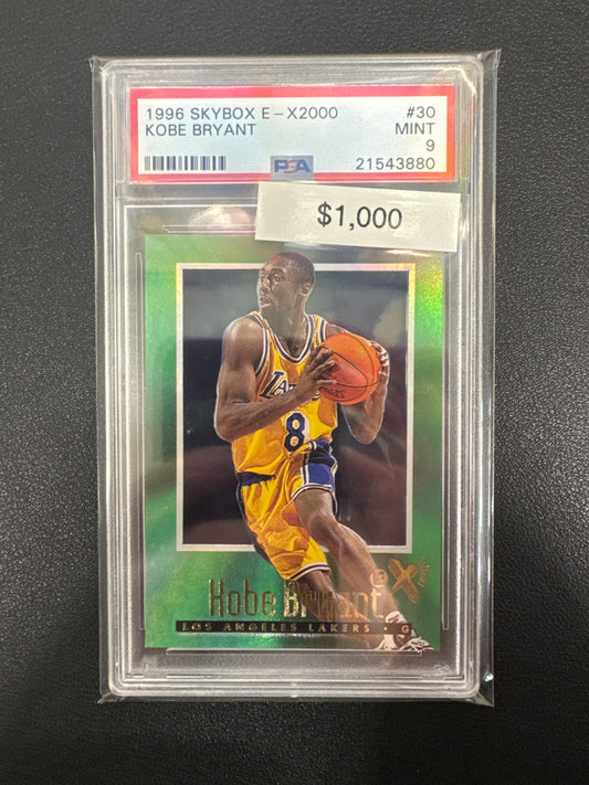 1996 Skybox EX2000 Kobe Bryant PSA 9