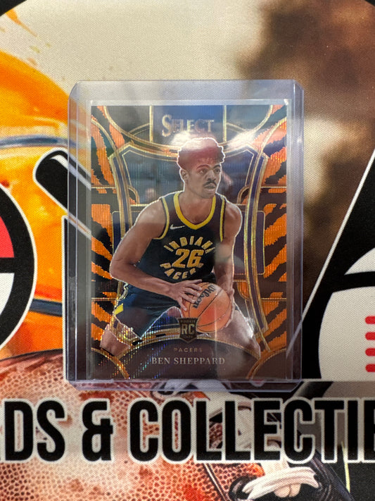 2023-24 Panini Select NBA Ben Sheppard Rookie Tiger Prizm SSP
