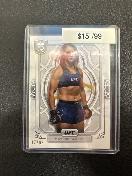 2024 Topps Royalty UFC Maycee Barber Silver /99