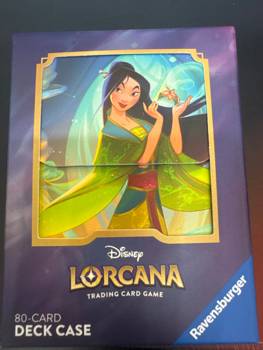 Lorcana Mulan Considerate Diplomat Deck Box