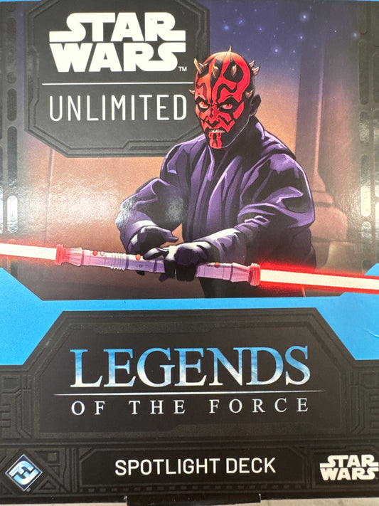 Star Wars Unlimited Legends of the Force spotlight Deck Darth Maul