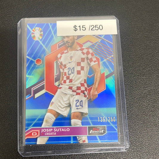 2023 UEFA Topps Finest Josip Sutalo /250