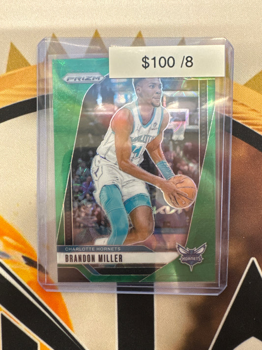 2024-25 Panini Prizm NBA Brandon Miller Green Scope /8