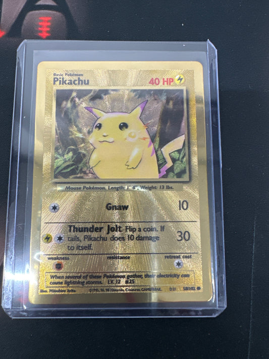 Pokémon Pikachu Metal 58/102