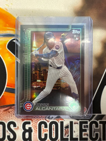 2025 Topps Series Two MLB Kevin Alcantara Rookie New York Refractor Black /10