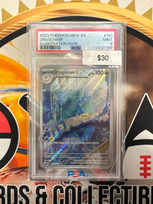 Pokemon Dragonair 181/165 PSA 9
