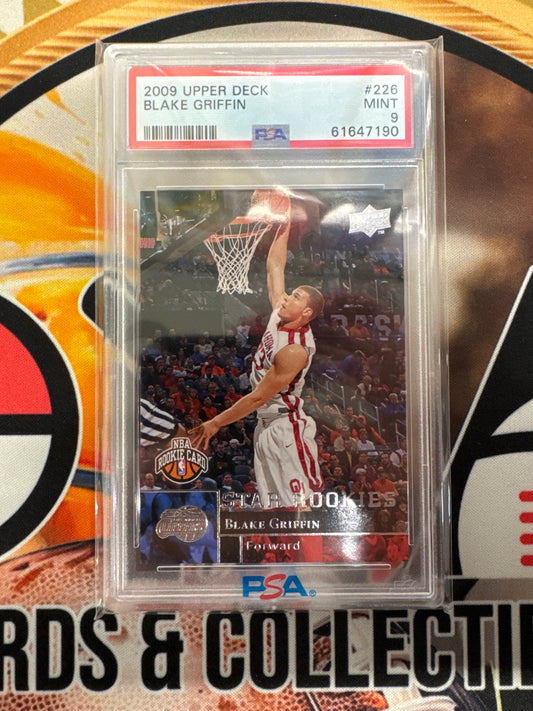 2009 Upper Deck NBA Blake Griffin Star Rookies PSA 9