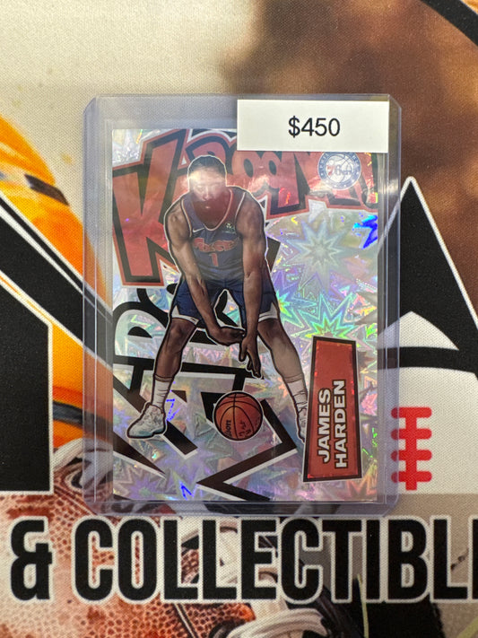 2021-22 Panini Crown Royale Basketball James Harden Vertical Kaboom!