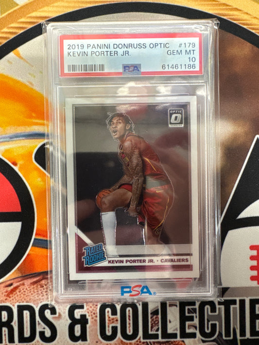 2019 Panini Donruss Optic NBA Kevin Porter Jr. Rated Rookie PSA 10