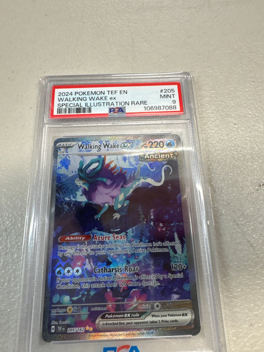 Pokemon Walking Wake ex 205/162 PSA 9