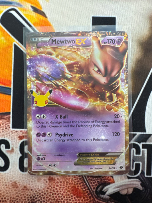 Pokemon Mewtwo Ex 54/99 Celebrations