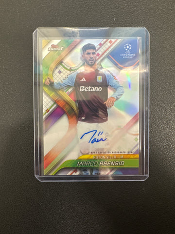 2025 Topps Finest UCC Marco Asensio Variation Autograph