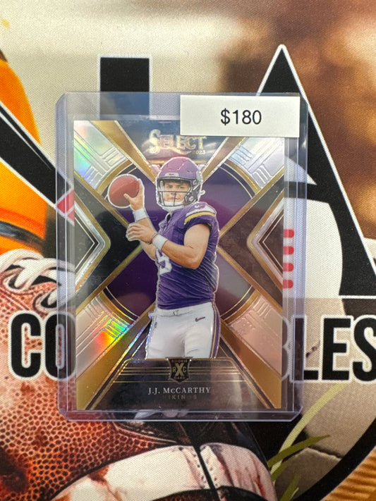 2023 Panini Select NFL J.J. McCarthy XRC Redemption Silver